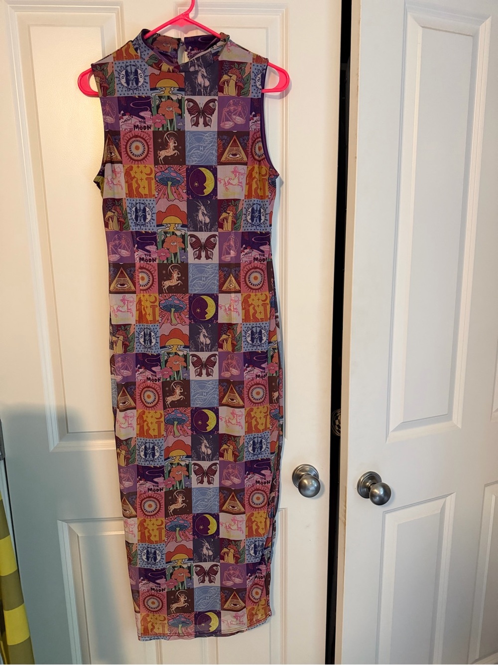 Cider Sleeveless Maxi Dress in Purple Multi-Print